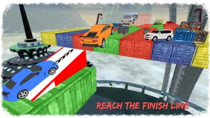 不可能的4x4汽车轨道3D