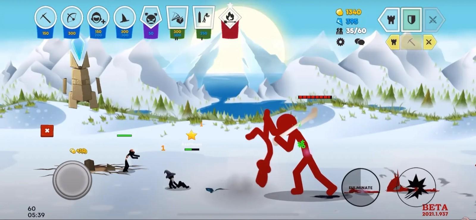 火柴人战争遗产3汉化版内置mod菜单截图0