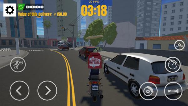 摩托车送货游戏