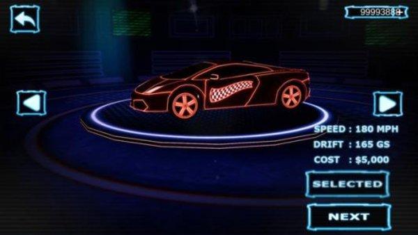 霓虹灯赛车截图0