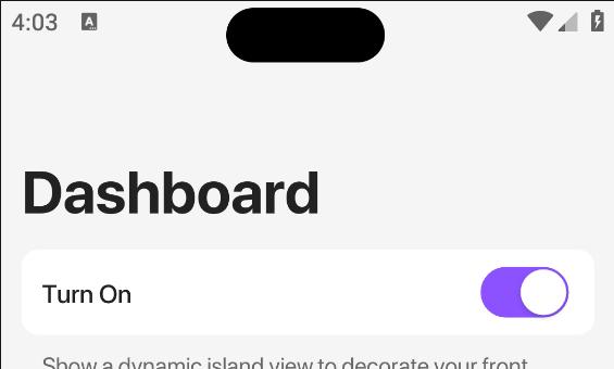 Dynamic Island灵动岛