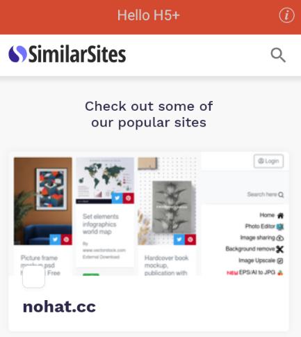 SimilarSites app SimilarSites app