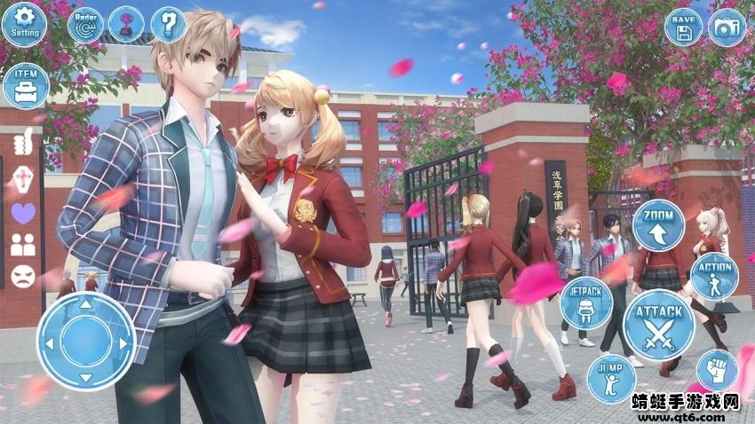 动漫女学生约会模拟(Anime School Girl Dating Sim) 1.10最新版
