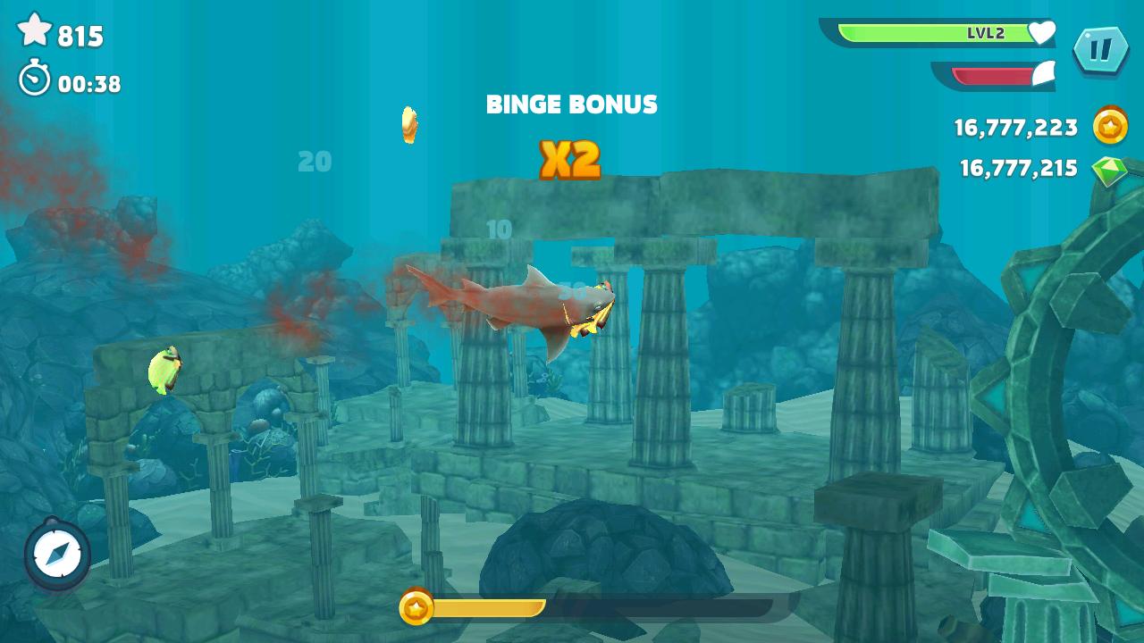 饥饿鲨进化国际服破解版无限钻石版 7.6.2安卓版