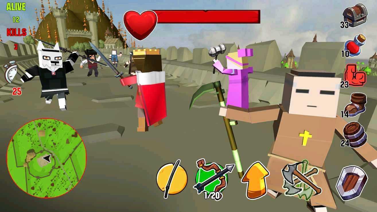 Hau Medival Battle Royale（大逃杀）无限钻石版 24.0.0最新版