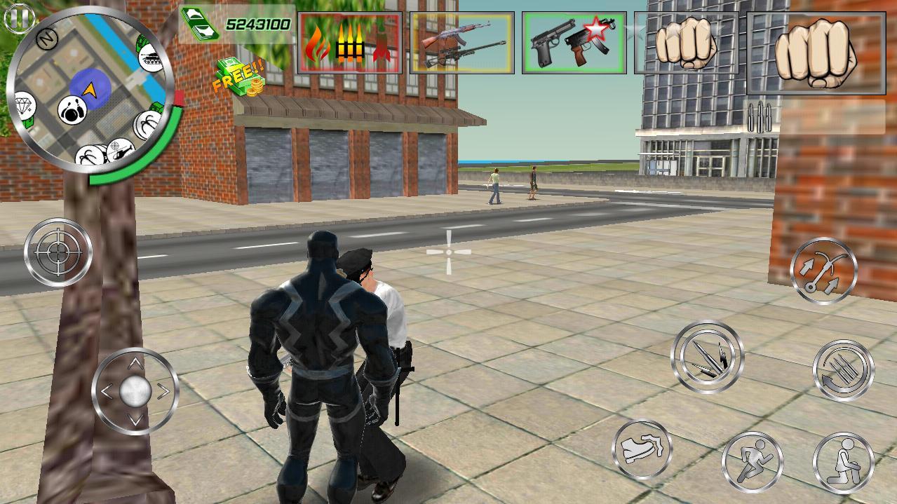 Rope Hero Big Town(绳索英雄城镇无限钞票版) 1.1最新版