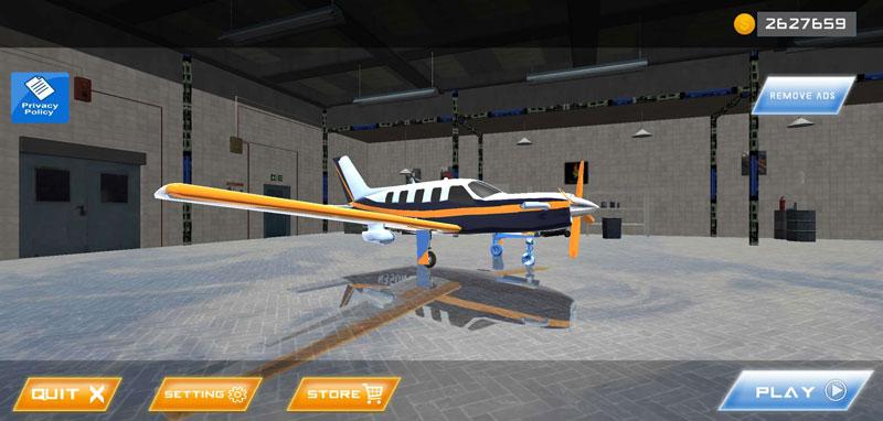 Extreme Airplane simulator 2019 Pilot Flight games（极限飞机模拟器2019）无限金币版 4.3破解版