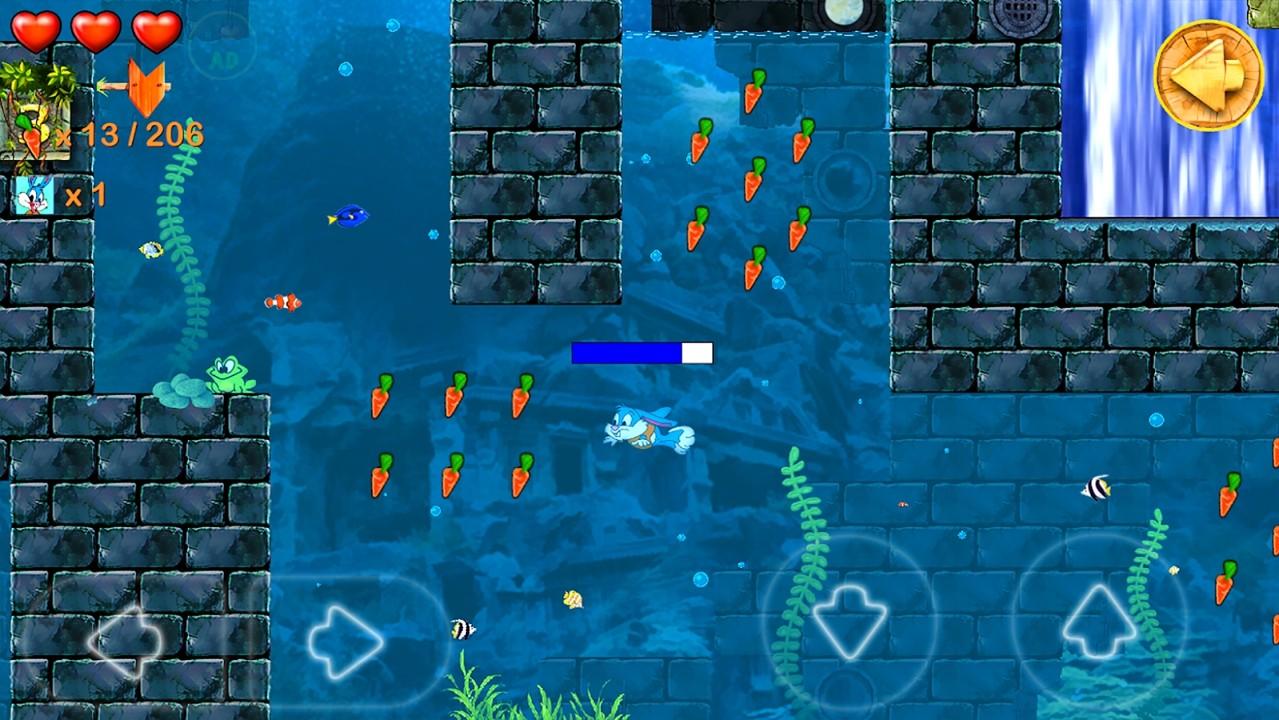 比尼兔冒险岛(Beeny Rabbit 2 Island)破解版大量生命 1.0.1安卓版