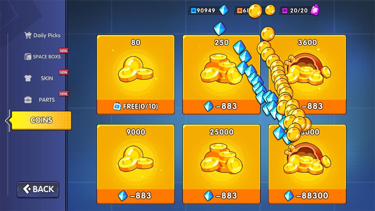 太空赛车无限金币钻石版 1.1.1安卓版