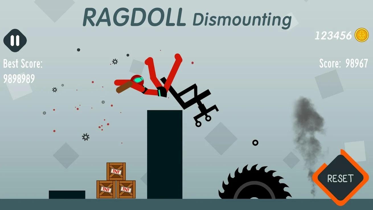 Ragdoll Dismounting(火柴人拆卸（解锁道具）) 1.61破解版