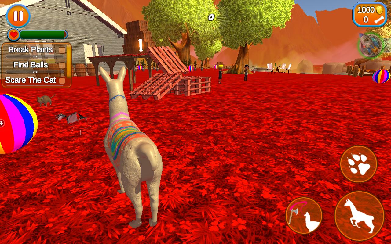 Llama Simulator(羊驼模拟器内购破解版) 1.4无限骨头版