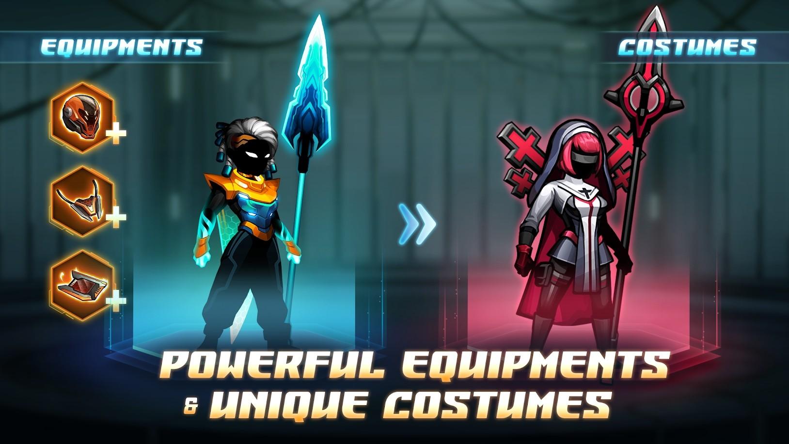 Cyber Fighters Premium(赛博数码（高伤害无限体力）破解版) 1.11.40无敌版