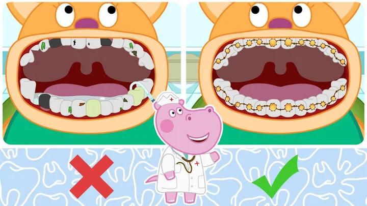 Hippo dentist(儿童医生牙医游戏) 1.4.5最新版