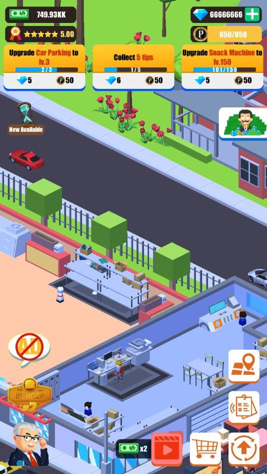 IdleFastFoodTycoon(放置快餐大亨无限钞票版) 2.1.5破解版