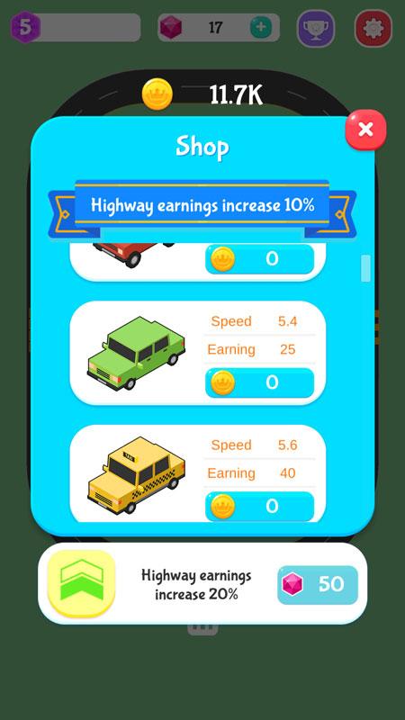 Merge Highway(合流公路（购买赛车成本为0）) 2.4.7破解版