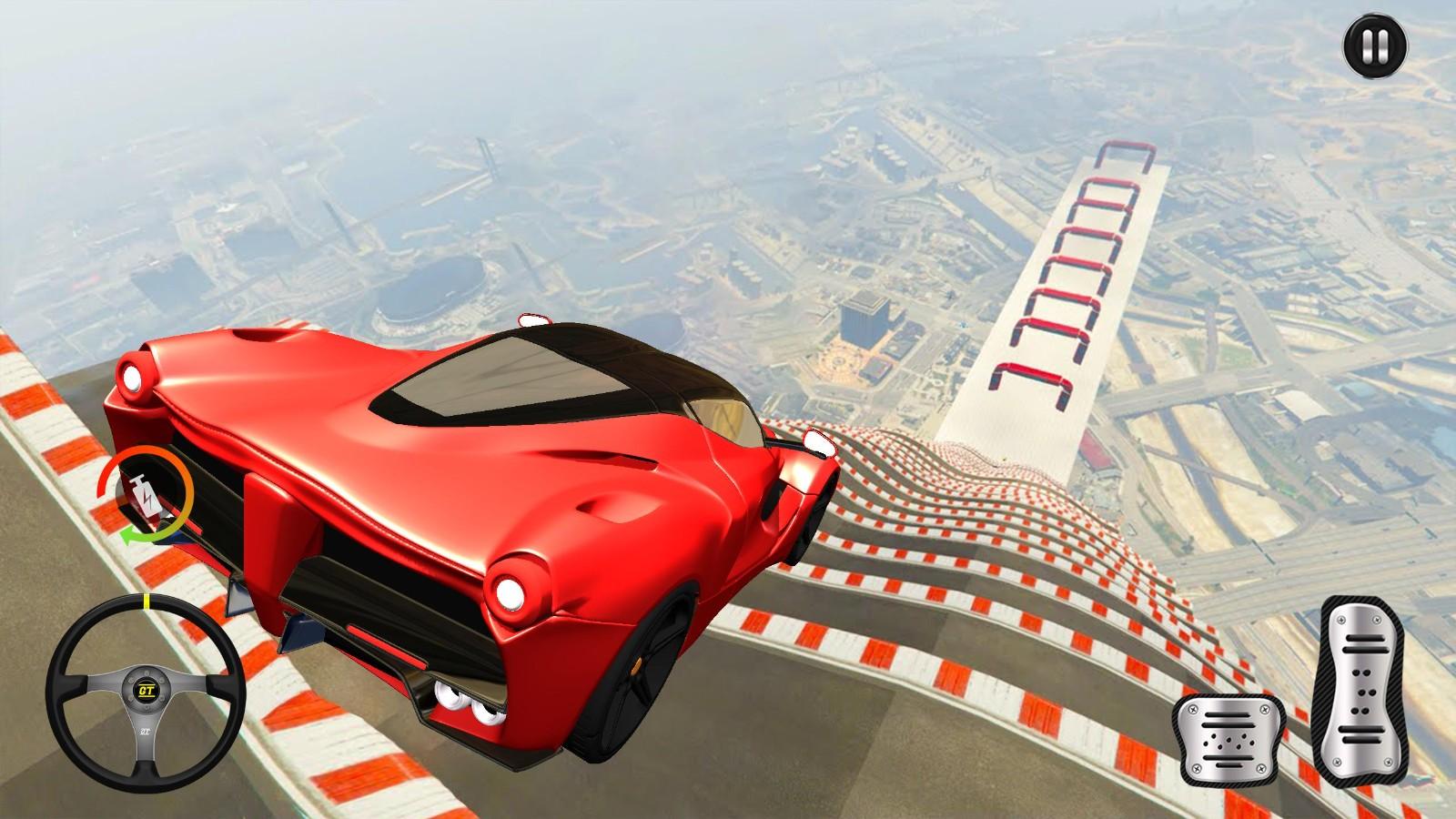 Car Mega Ramp Racing(汽车特技超级挑战2021无限金币版) 1.00安卓版