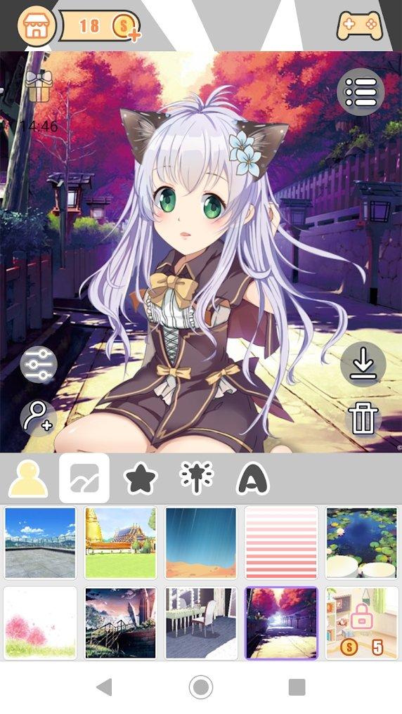 动漫萌娘换装全物品解锁版 1.0.0最新版