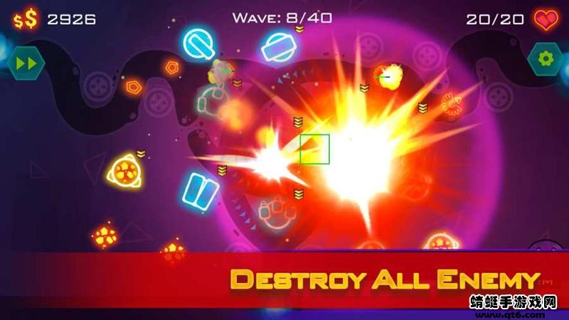 塔防几何战争（Tower Defense: Geometry War）全关卡版 1.2.3手机版