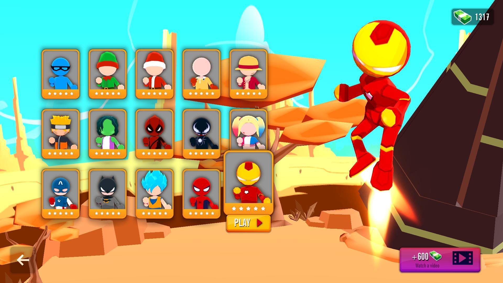 3D Stickman（3D火柴人大师）无限钞票版 0.1.3全角色版