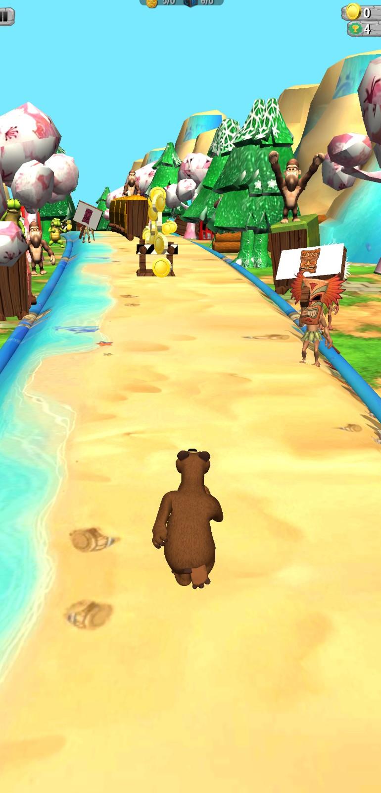 Masha Run Escape : Jungle Rush Adventure(玛莎逃亡丛林冒险无限金币版) 1.1破解版