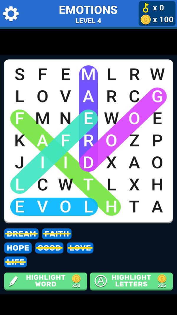 益智单词搜索安卓版 1.1最新版