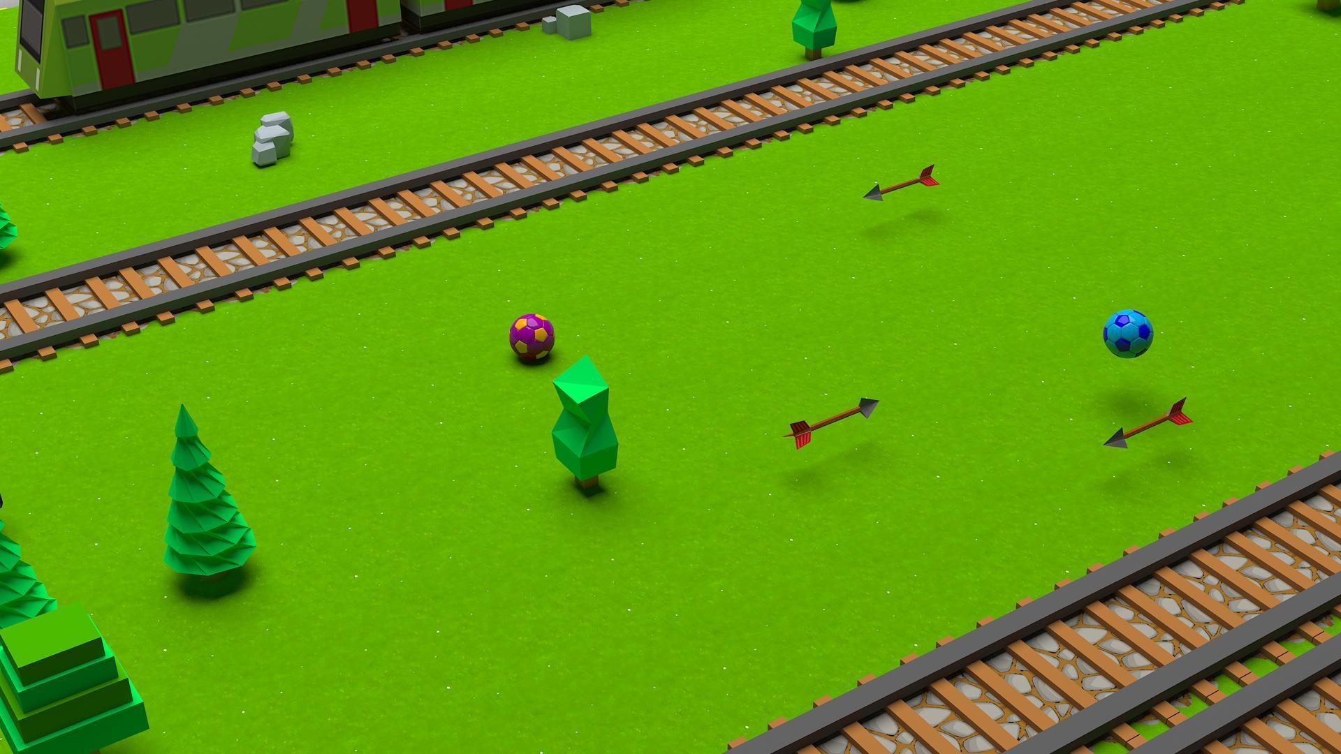 足球无尽道口3D无限金币版 1.2破解版