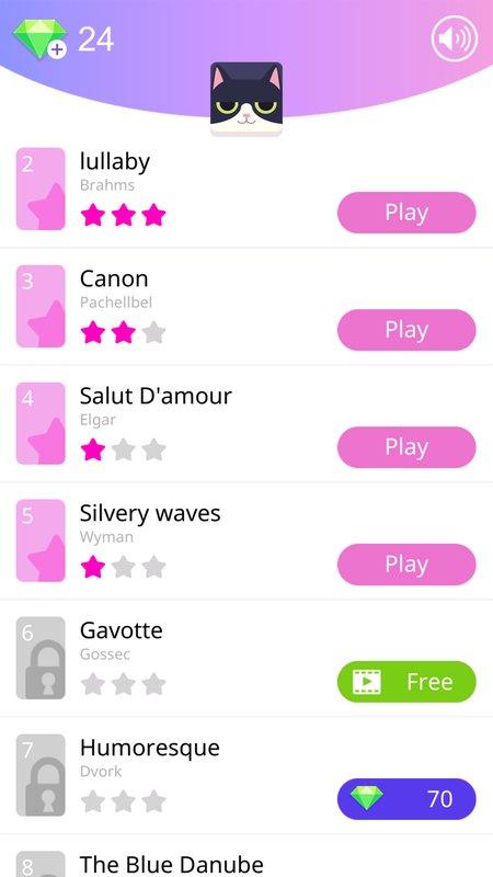 Magic Cat Piano Tiles(魔术猫钢琴砖无限钻石版) 1.6.0安卓版