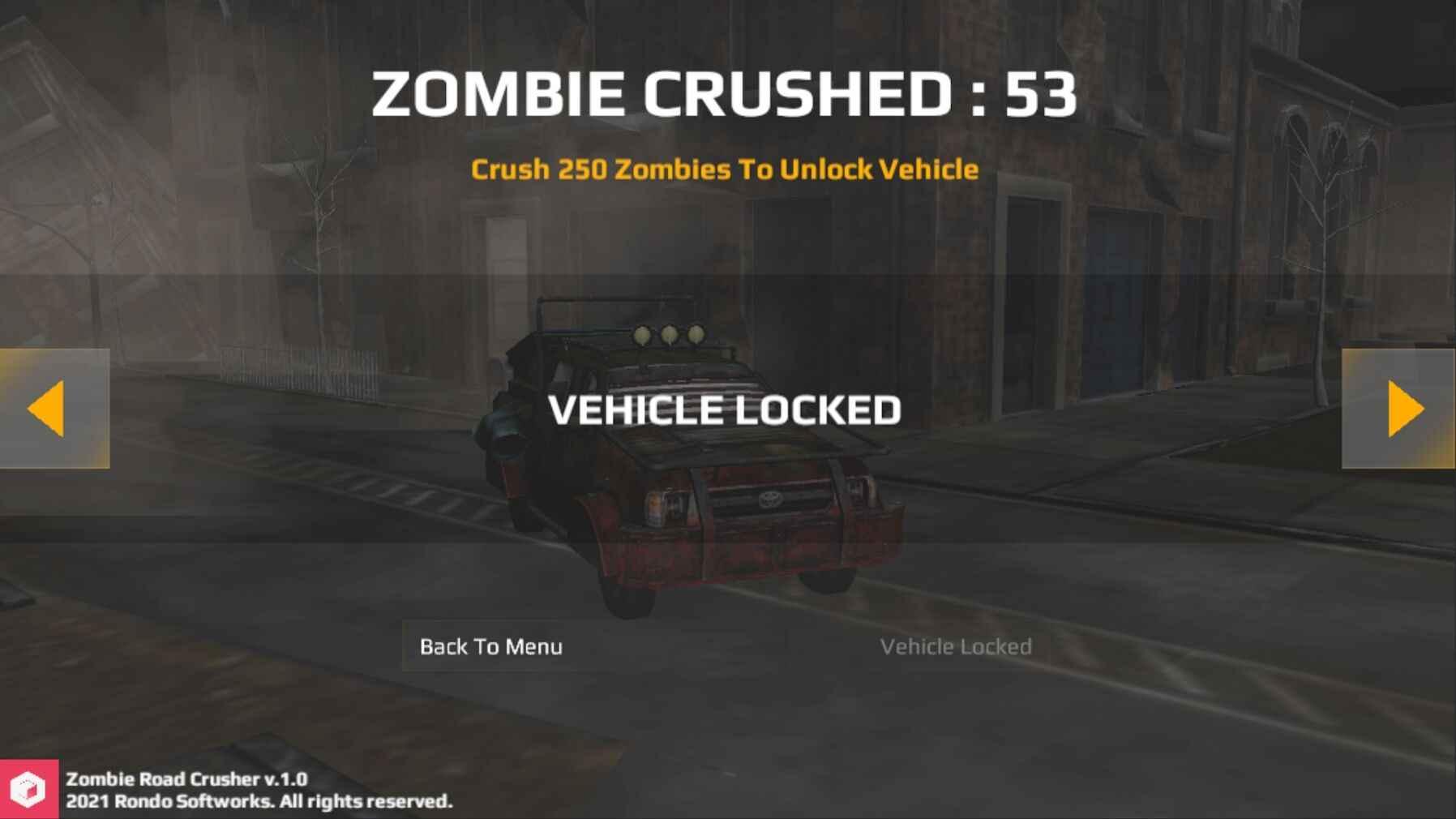 Zombie Road Crusher 3D(僵尸公路破碎机3d去广告版) 1.0安卓版