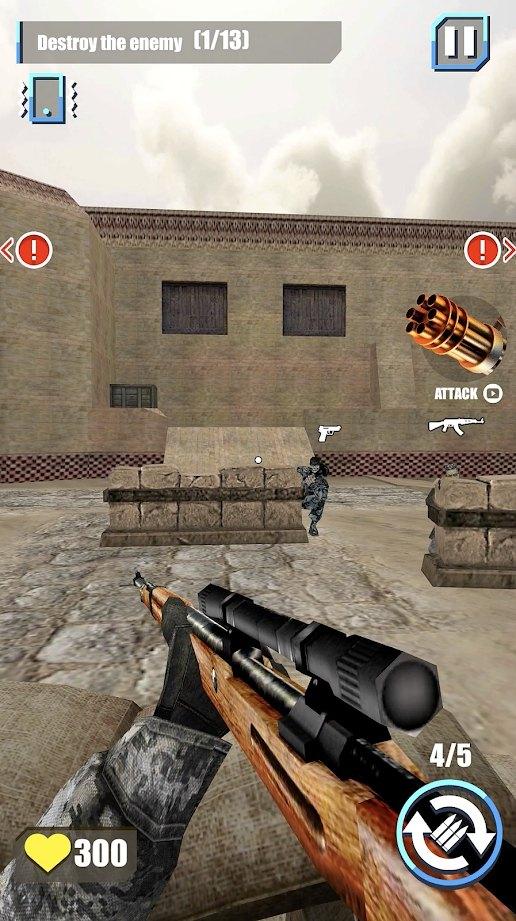 Shooting Terrorist Strike: Free FPS Shooting Game(射击恐怖袭击无限金币版) 1.1.2最新版