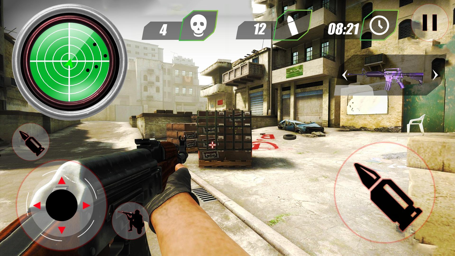 Real Commando Gun Strike Ops(FPS突击队射击任务无限金币版) 1.7.1破解版