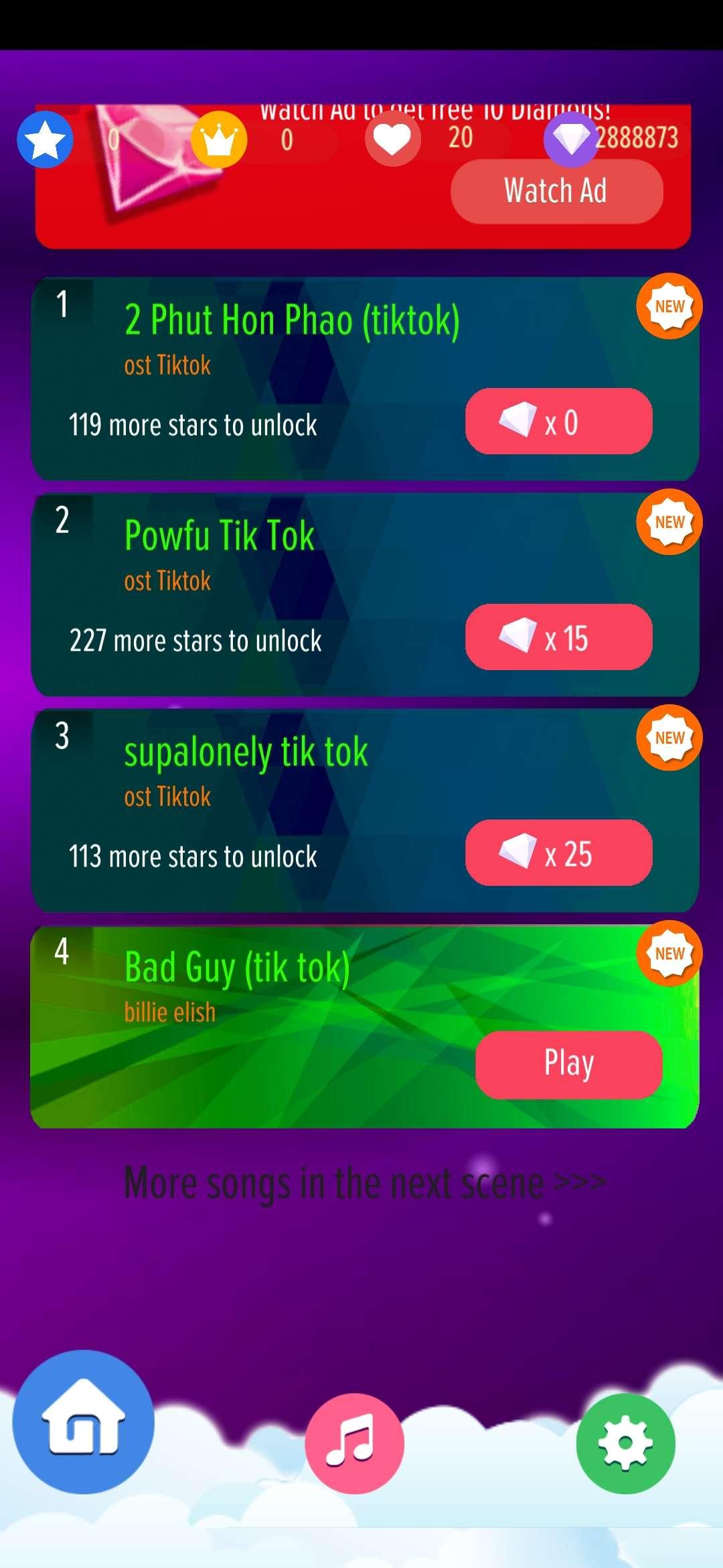 旋律音乐钢琴2无限钻石破解版 1.0安卓版