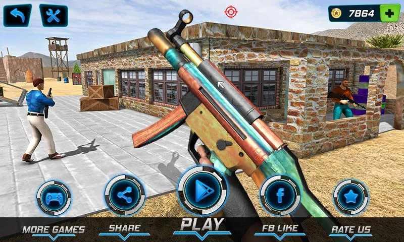 Combat Shooter 2 Modern FPS Shooting Warfare 2020(战斗射手2)无限金币版 1.8内购破解版