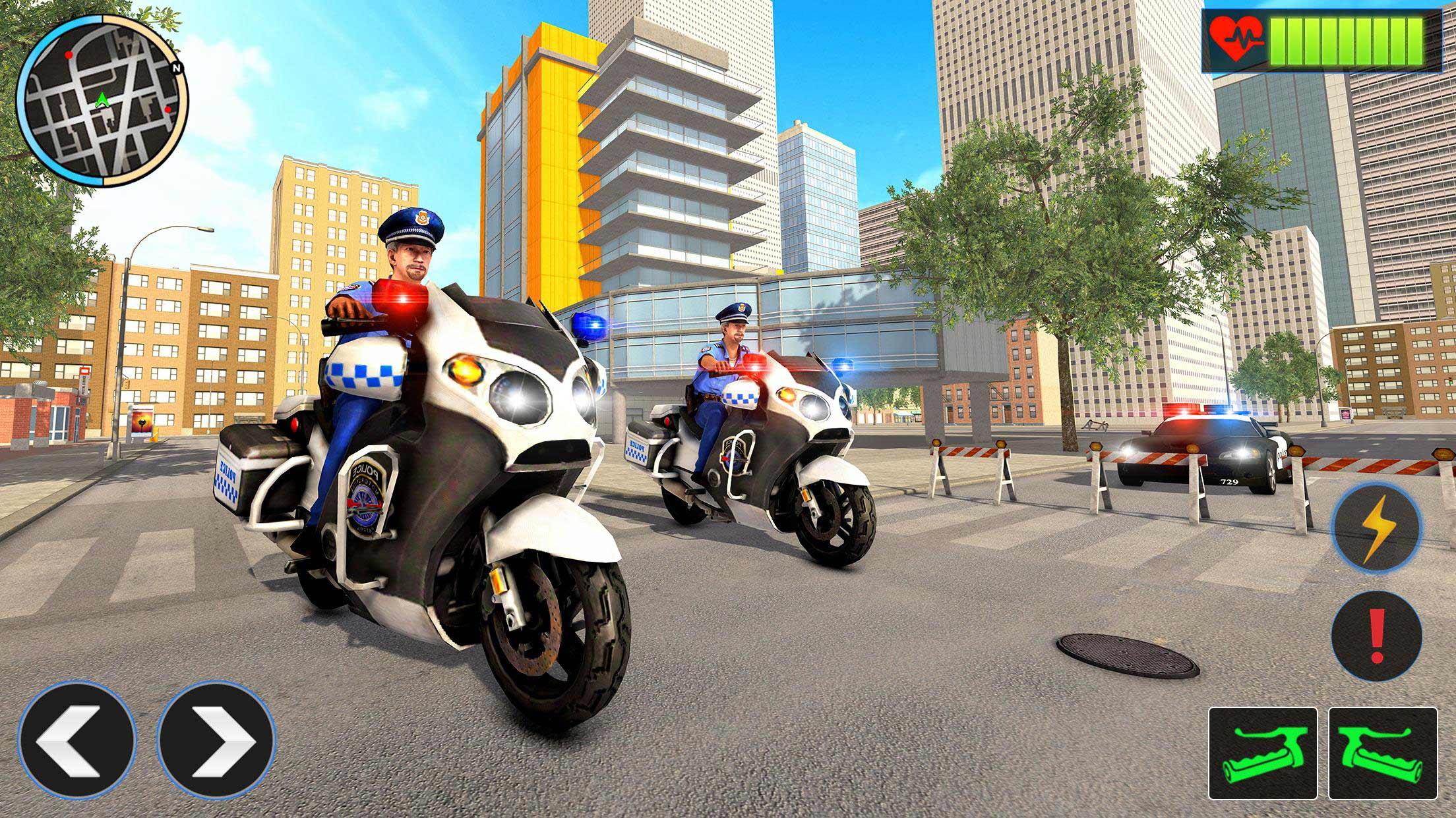 Police Moto Bike Chase(警察摩托自行车追逐全物品解锁版) 2.0.28安卓版