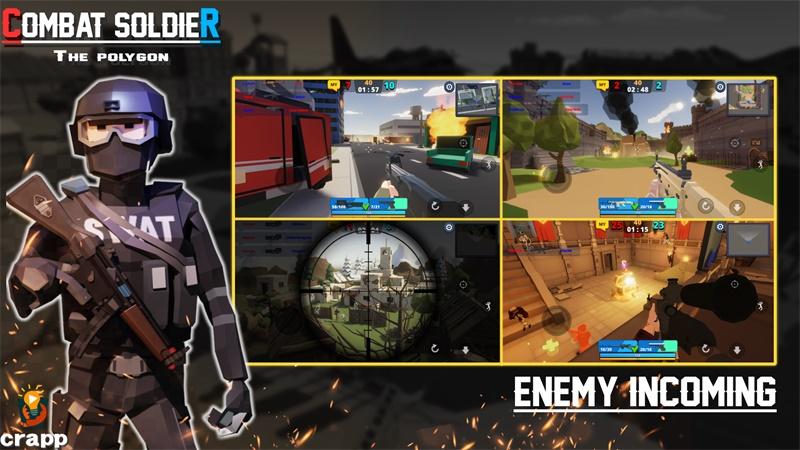 战斗士兵多边形英文版(Combat Polygon) 0.35安卓版