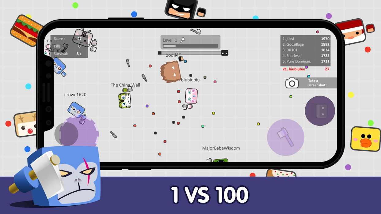 Axe Hunters.io（斧头大逃杀）解锁皮肤 1.1.0破解版