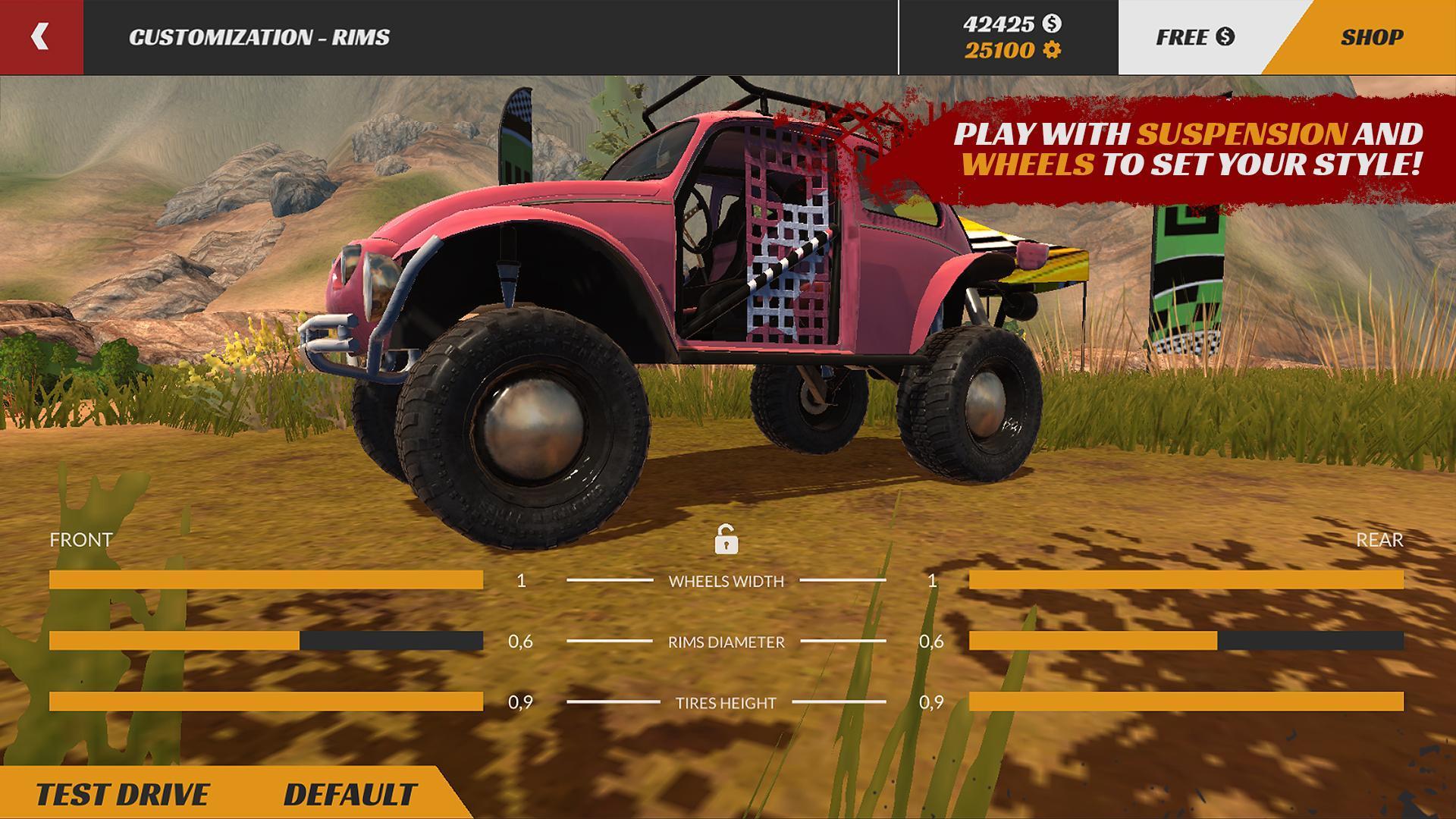 越野4x4碰撞大量金币版 1.0.16安卓版