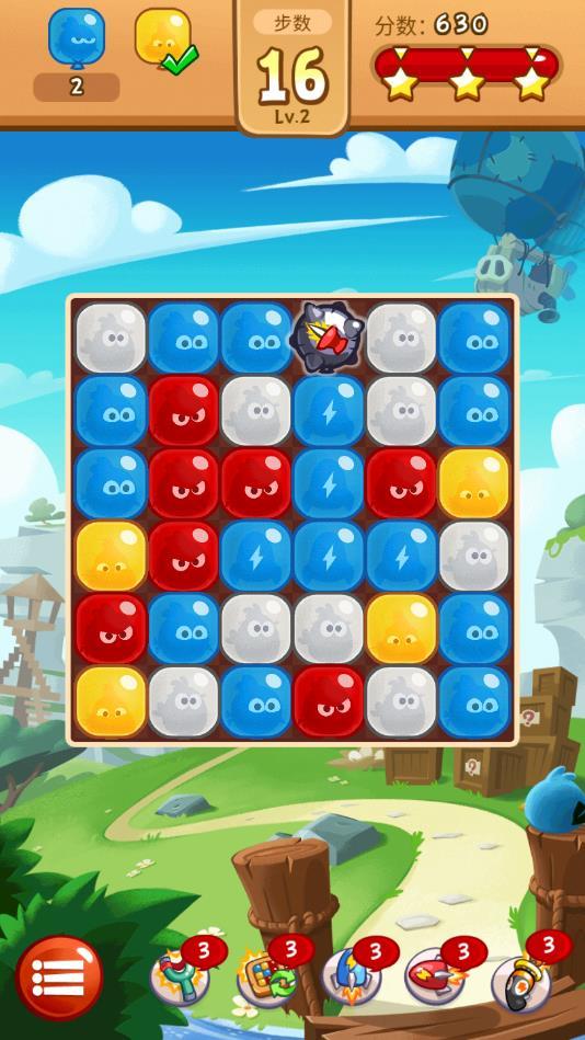 愤怒的小鸟爆破中文破解版 2.1.2无限道具版