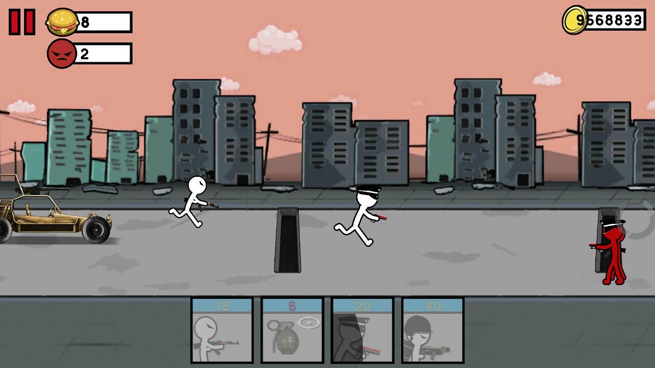 火柴人军队第二次世界大战无限金币钞票版 1.06最新版
