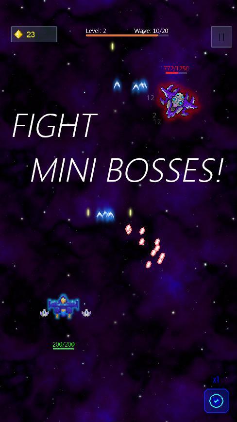 英雄太空射击2021破解版 1.0.0安卓版
