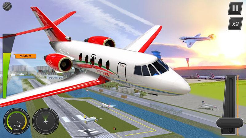 City Airplane Pilot Flight Sim - New Plane Games(城市飞机飞行员模拟飞行（无现金币）) 2.3破解版