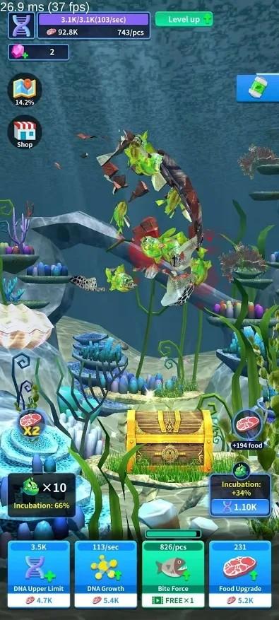 Idle Piranha(空闲食人鱼游戏) 0.2安卓版