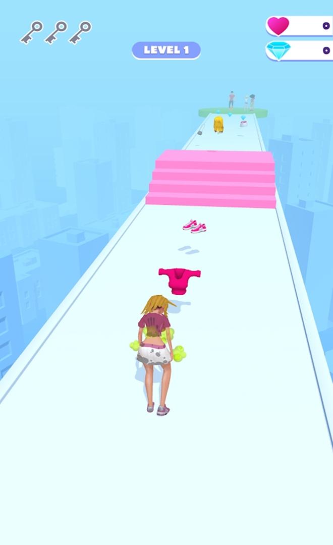 Makeover Run(换装我最美破解版(内置菜单)) 0.7无广告版