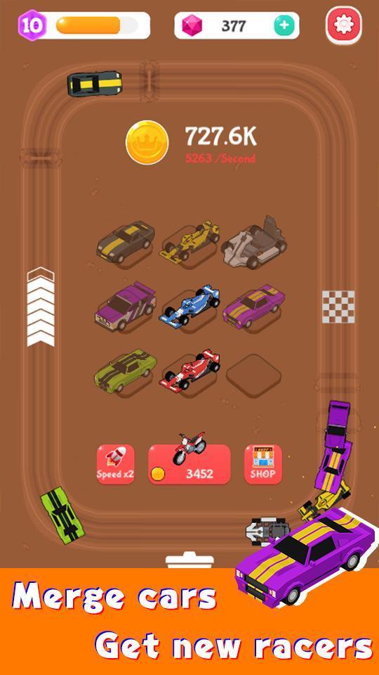 Merge Car Racer(合并赛车帝国无限金币版) 2.7.7最新版