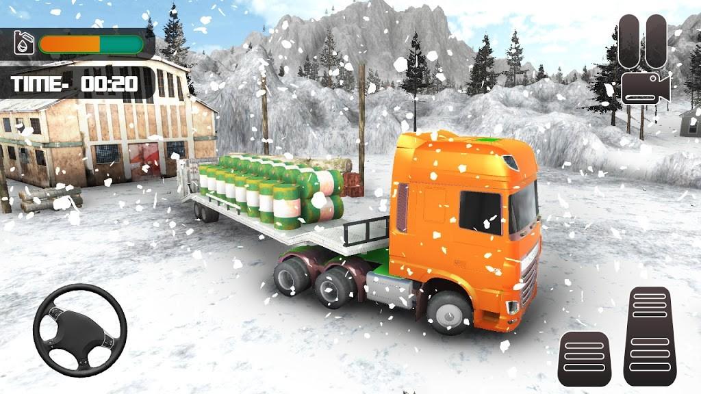雪地越野卡车运输模拟器官方版 1.0最新版