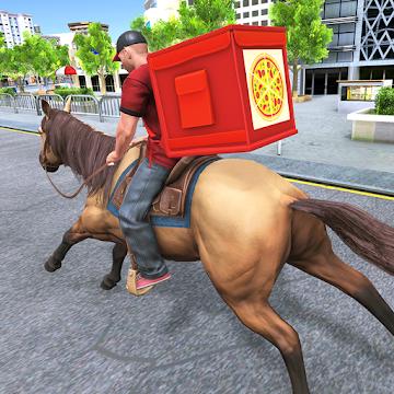 Mounted Horse Pizza Delivery(骑马披萨外卖快餐游戏) 1.0安卓版