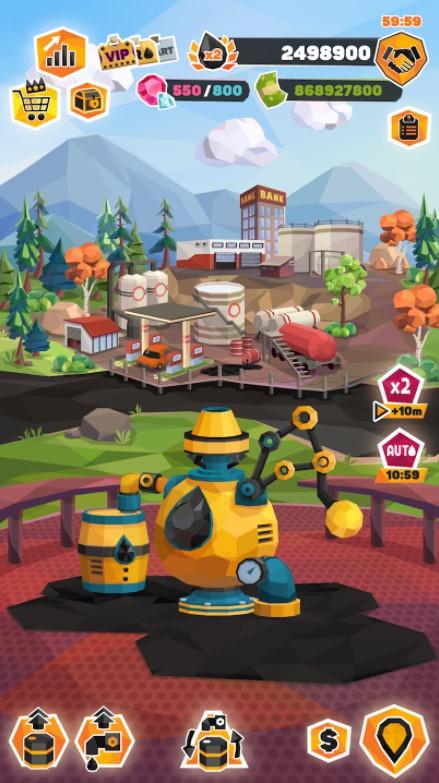 放置石油大亨炼油厂模拟经营（Oil Tycoon）无限钻石版 4.4.1去广告版