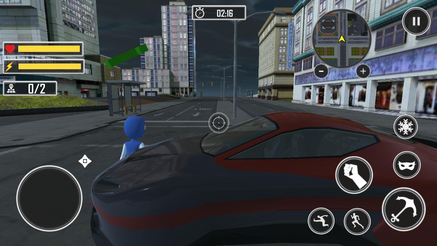 冰蜘蛛火柴绳英雄大佬市无限奖励版 1.0去广告版