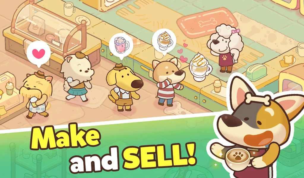 Dog Cafe Tycoon(狗狗咖啡馆大亨破解版) 1.0.03.01免广告版