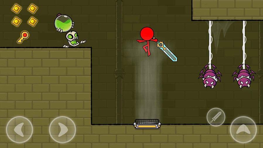 红与蓝火柴人无限货币(Red & Blue Stickman 2) 1.4.2最新版