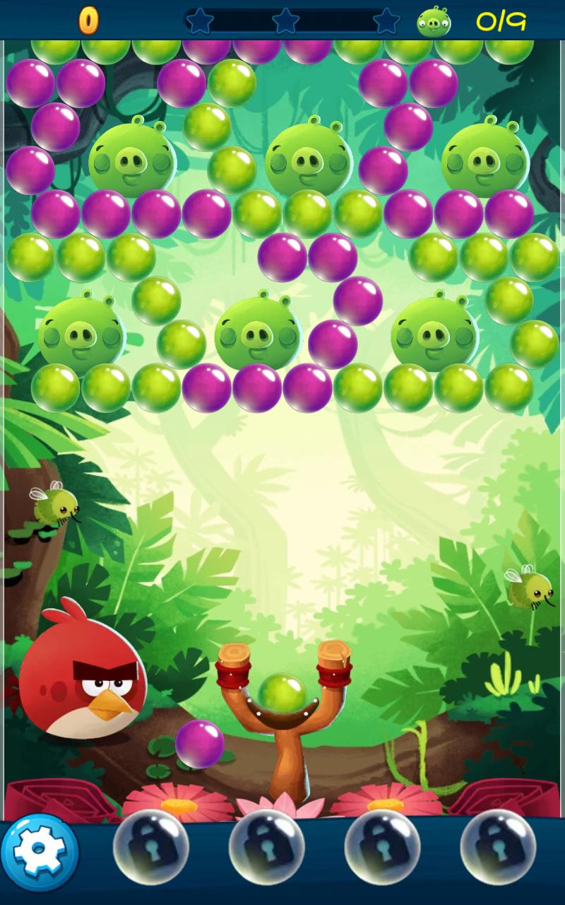 愤怒的小鸟泡泡大战无限金币版 3.100.0安卓版